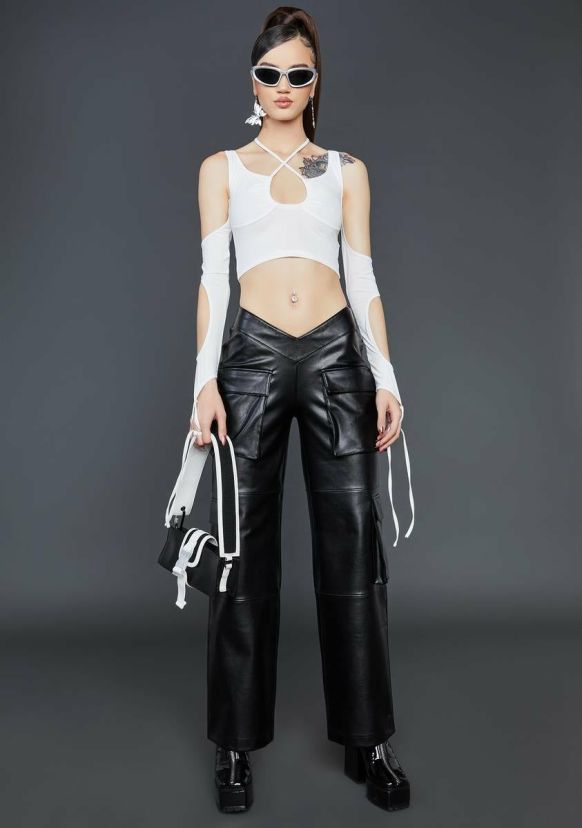 Cargo Pants | Clothing Poster Grl Path Of Destruction Vegan Leather ...